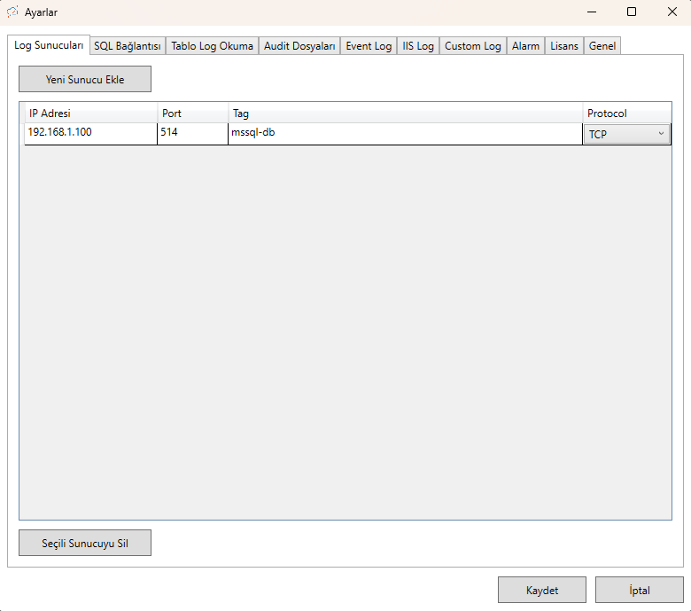 Syslog Configuration