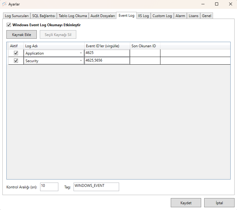 Windows Event Monitoring